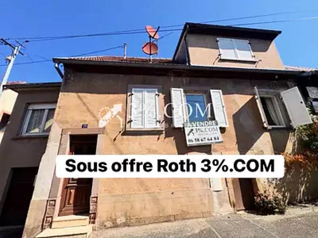 Dettwiller 67490 Achat / Vente maison 4 pièces t4