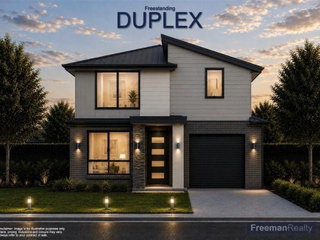 DETACHED DUPLEX HOUSE AND LAND