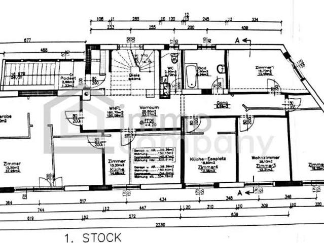 Deutsch Wagram: Sanierungs & Entwicklungspotenzial – ca. 855 m² Flächen auf 566 m² Grund
