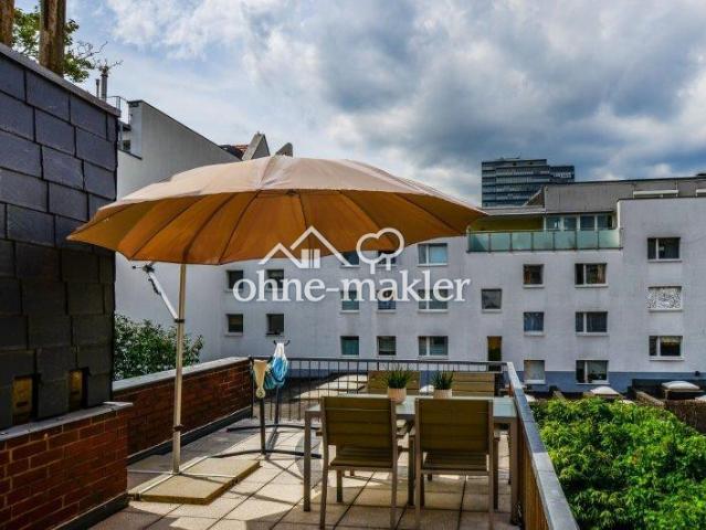 Deutz, 2,5 Zimmer mit großer Dachterrasse. Furnished Apartment Cologne Deutz
