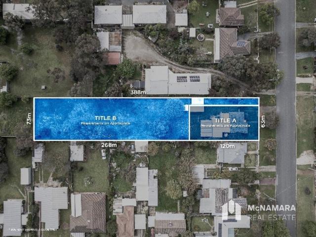 Developers Investors Unique opportunity, 2 separate Titles one vacant land