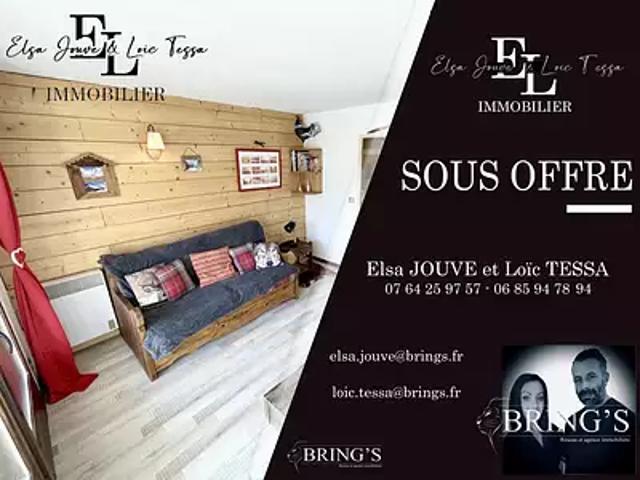Dévoluy 05250 Achat / Vente appartement 1 pièce t1 terrasse
