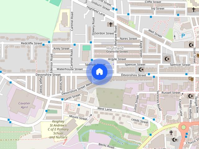 Devonshire Street, Keighley, West Yorkshire, BD21