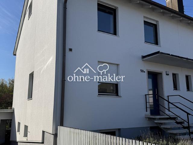 DHH mit Traum Garten & unverbaubarem Blick – 160 m², 500 m² Grundstück, Neu Esting