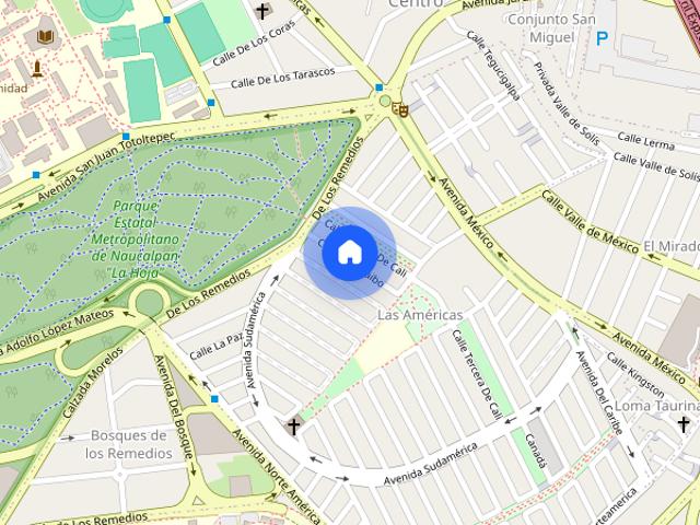DHV EN RENTA DEPARTAMENTO DE 2 NIVELES EN CALLE PRIVADA, LAS AMERICAS NAUCALPANA