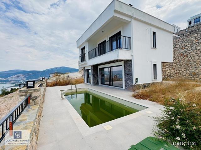 DİDİM AKBÜKTE FUL DENİZ MANZARALI 4+1 HAVUZLU SATILIK VİLLA