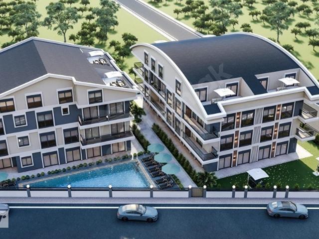 DİDİM EFELERDE SATILIK HAVUZLU SİTE İÇERİSİNDE 1+1 AÇIK MUTFAKLI DAİRE