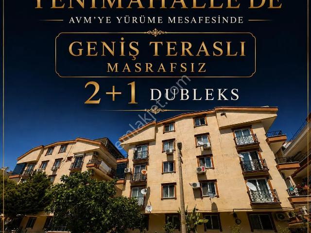 Didim Yenimahalle'de Merkeze Yakın Geniş Teraslı 2+1 Dubleks