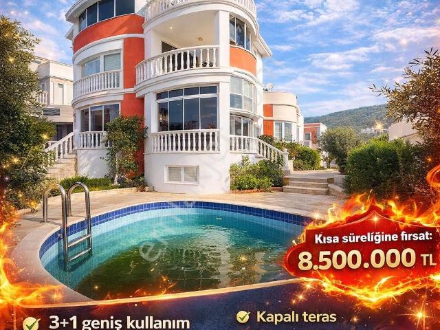 Didim Akbük Te Satılık Muhteşem 3+1 Müstakil Villa