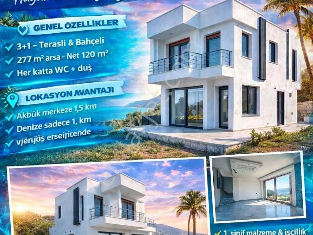 Didim Akbük Te Satılık 3+1 Villa