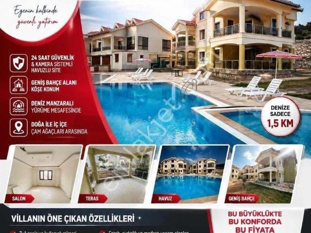 Didim Akbük Te Satılık 3+1 Villa