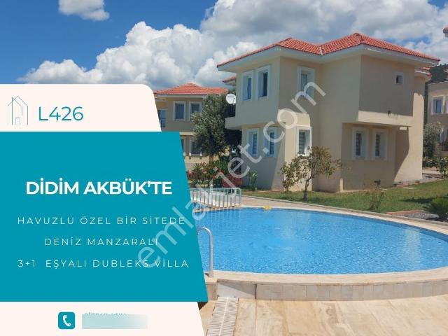 Didim Akbük'te Tam Müstakil Kompleks Site İçerisinde Satılık 3+1 Müstakil Villa
