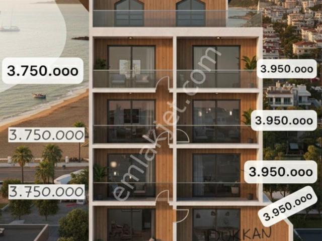 Didim Çamlık Mah.denize 200 Mt Mesafede Satılık 2+1 Eşyalı Daire