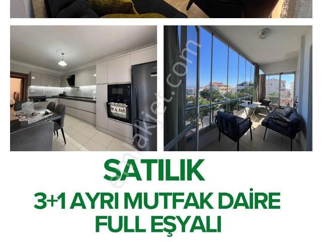 Didim Hisar Mahallesi İnönü Bulvarı Üzerinde Merkezi Konumda, Full Eşyalı 3+1 Daire