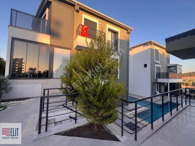 Didimde Havuzlu Sitede, Bahçeli Ve Eşyalı, Yeni 3+1 Villa