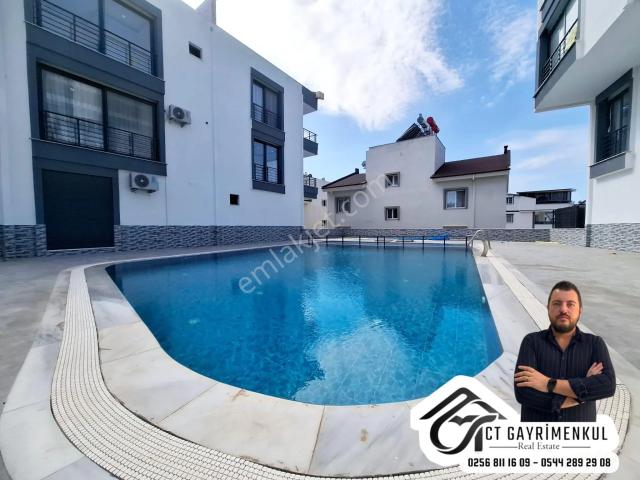 Didim'de Satılık 2+1 Orta Kat Asansörlü Sitede Havuzlu Ön Cephe Sıfır Daire