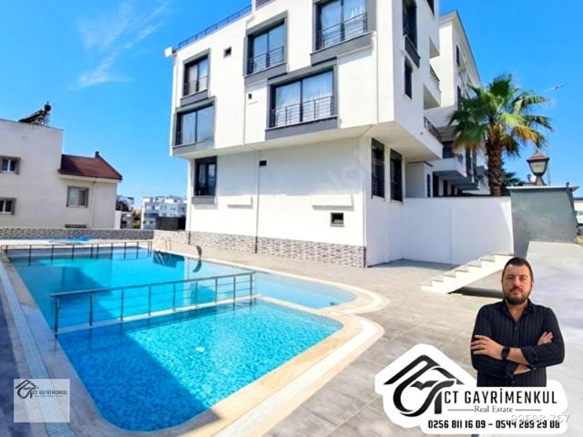 Didim'de Satılık 2+1 Orta Kat Sitede Havuzlu Deniz Manzaralı Sıfır Daire