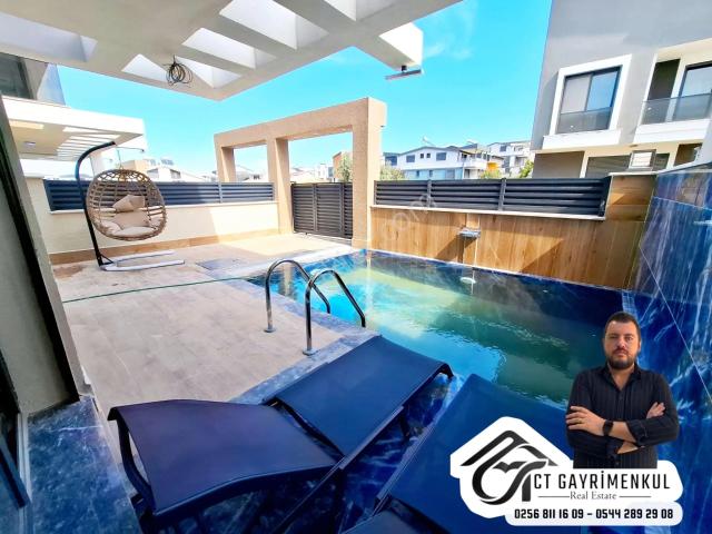 Didim'de Satılık 3+1 Sıfır Havuzlu Full Eşyalı Ultra Lüks Bahçeli,otoparklı, Villa !