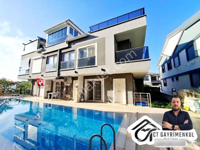 Didim'de Satılık 3+1 Site İçerisinde Havuzlu Müstakil Bahçeli Tripleks Villa !