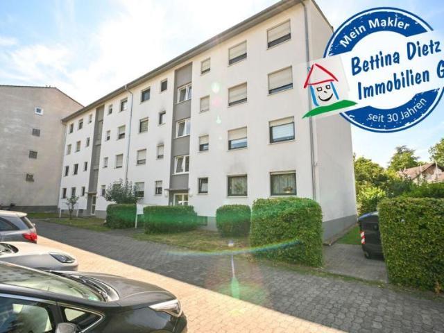 DIETZ: TOP Modernisierte 2 Zimmer Wohnung im 3. Obergeschoss mit Balkon und Kellerraum