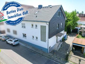 DIETZ: Gut geschnittenes 2 Familienhaus mit Garten, Garage und Nebengebäude in Babenhausen Langstadt