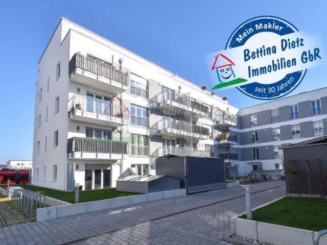 DIETZ: Moderne und helle 2 Zimmerwohnung im 1. OG mit Balkon und TG Stellplatz!