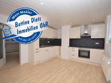 DIETZ: Neu renovierte 2 Zimmer Erdgeschosswohnung mit Einbauküche nur 20m von der Römerstraße!