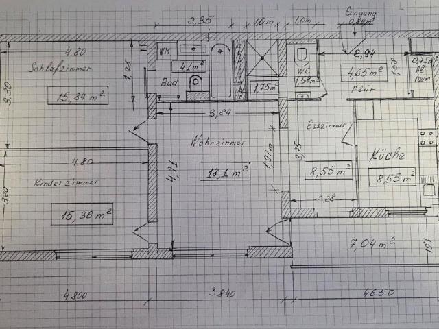 Die 3 Zimmerwohnung in München