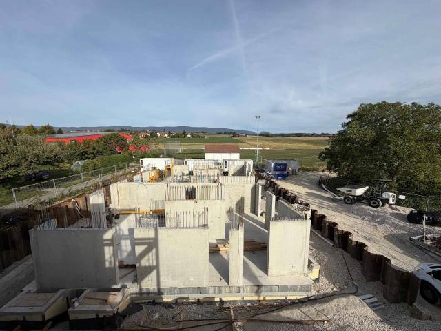 Die Arbeiten sind im Gange: Penthouse mit 4,5 Zimmern und 12 m² Balkon