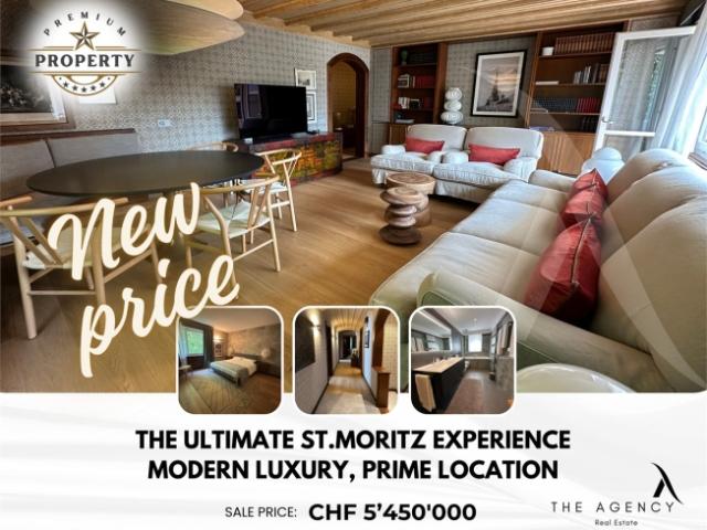DIE BESTE WOHNUNG IM HERZEN VON ST. MORITZ