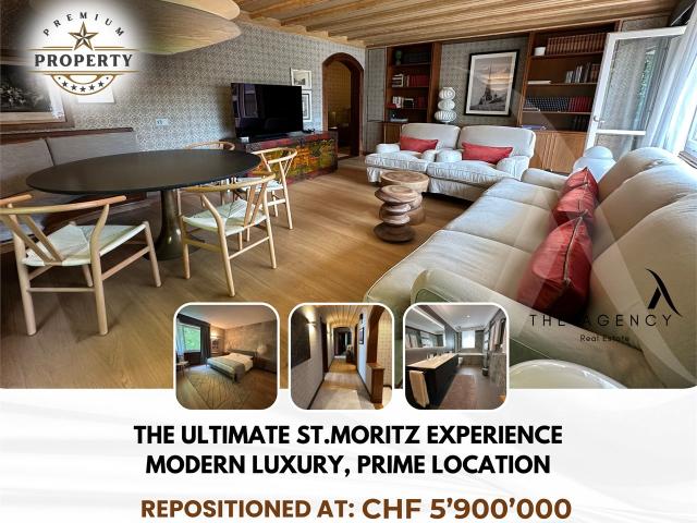 DIE BESTE WOHNUNG IM HERZEN VON ST. MORITZ
