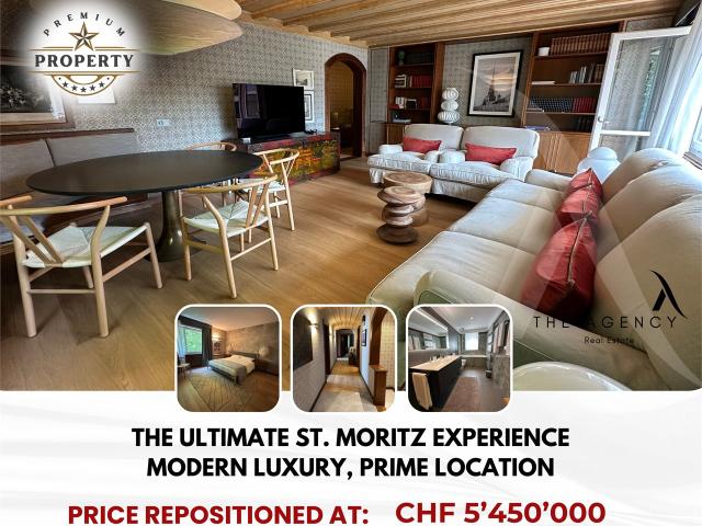 DIE BESTE WOHNUNG IM HERZEN VON ST. MORITZ