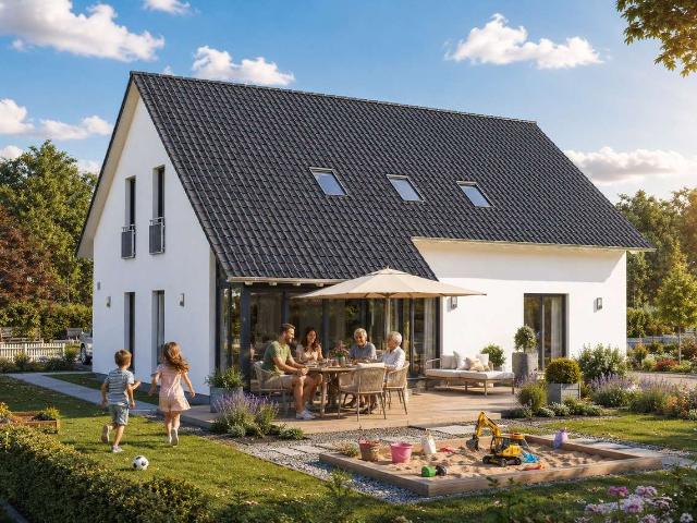 Die Großeltern ganz nah! FamilyStyle 23.01 S mit Einliegerwohnung auf tollem Grundstück