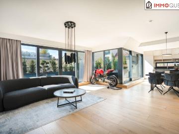 Die Kunst des Wohnens Großzügiges Penthouse mit Whirlpool, Sauna, Sonnenterrasse & privatem Rooftop über den Dächern Wiens