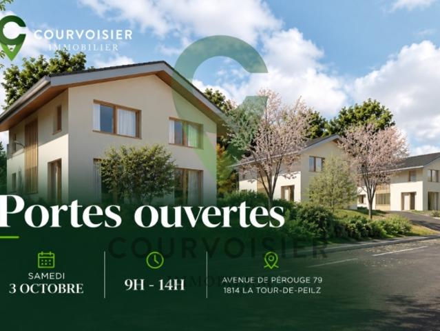 Die Residenz der vier 3 Villen mit 6,5 Zimmern, 5 Minuten von Vevey entfernt