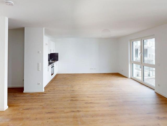 Die Verwinkelte: 3 Zimmer Neubauwohnung mit EBK und Balkon