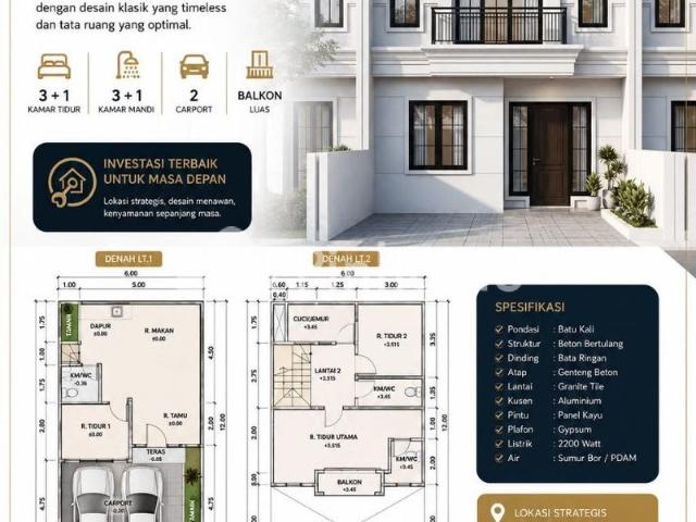 Dijual Rumah Condet T, Kramatjati, Baru, Jaktim Jakarta Timur di Condet T, Kramatjati, Baru, Jaktim Jakarta Timur Rp 30,87 Juta/m² | Pinhome
