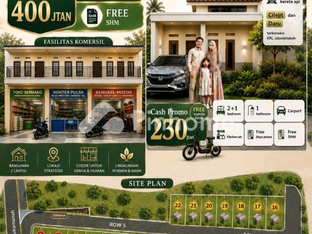 Dijual Rumah Siap Huni Cicil Ke Developer di Desa Parung Jahe Kecamatan Jambe Kabupaten TNG Rp 3,83 Juta/m² | Pinhome