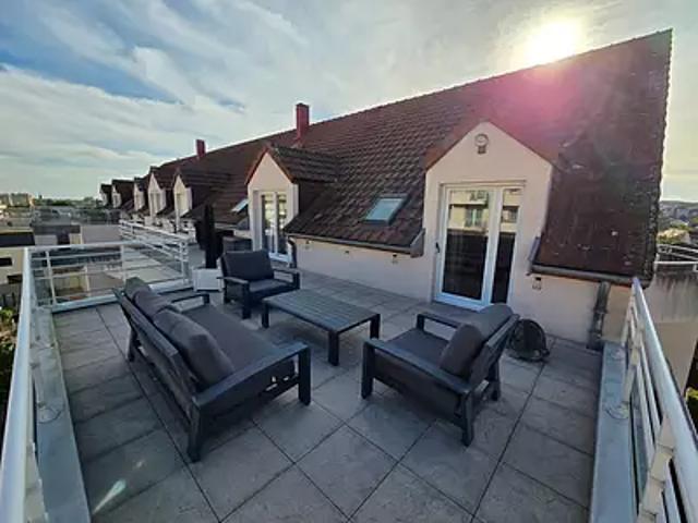 Dijon 21000 Achat / Vente appartement 5 pièces t5 au dernier étage terrasse