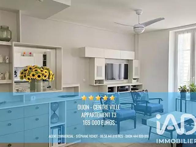 Dijon 21000 Achat / Vente appartement 2 pièces t2 au dernier étage
