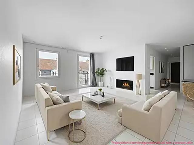 Dijon 21000 Achat / Vente appartement 3 pièces t3 au dernier étage cave