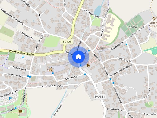 DIPL. Immowirt MAIER ! ruhige 2 Zimmer Wohnung im gepflegten Zustand in bester Lage des Kurortes !