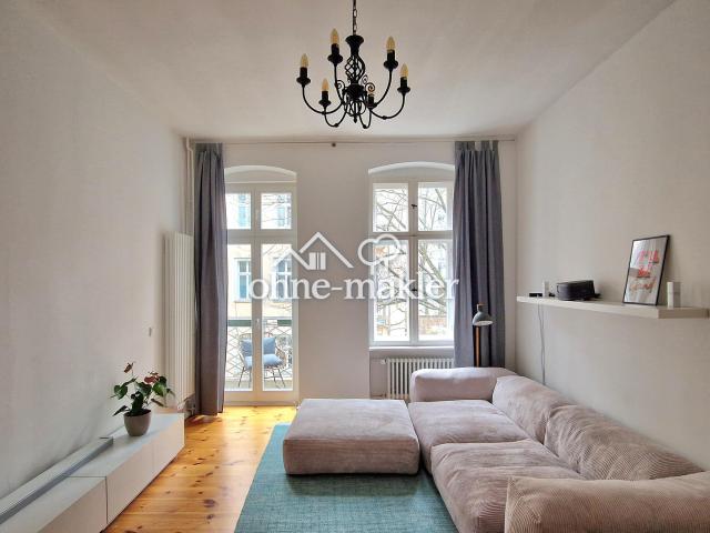 Direktverkauf: Helle 2 Zimmer Altbauwohnung in der Fehrbelliner Straße – Umbau zu 3 Zimmern möglich