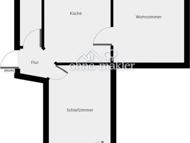 Direkt am UKE: 2 Zimmer Altbau mit Wohnküche – 2er WG, Kapitalanlage, eigenes Zuhause in Eppendorf