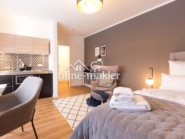 Direkt einziehen & wohlfühlen: Möbliertes 1 Zimmer Apartment in TOP Lage