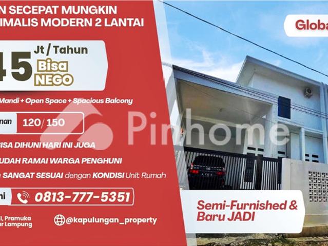 Disewakan rumah modern minimalis didekat sekolah global madani di rajabasa pemuka rp45 juta/tahun | pinhome
