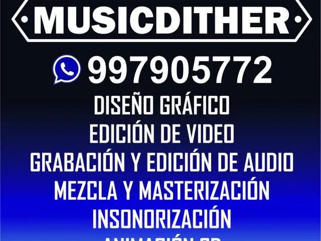 DISEÑO GRAFICO EDICION DE AUDIO VIDEO GRABACION MEZCLA MASTERIZACION ANIMACION 2D