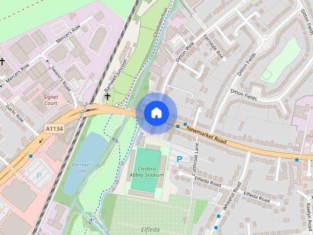 Ditton Walk, off Newmarket Road, Cambridge