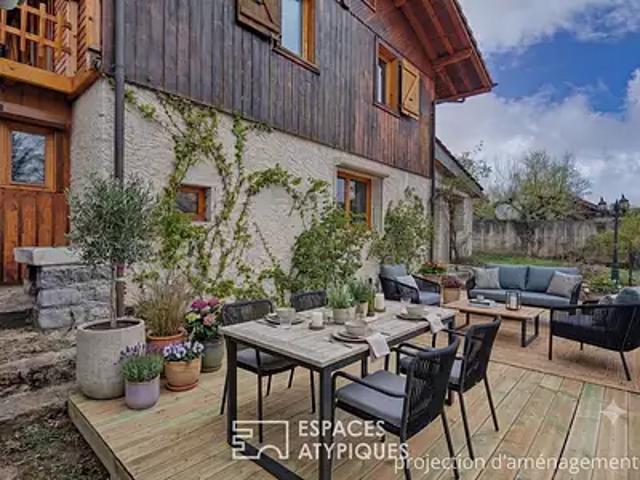 Divonne les Bains 01220 Achat / Vente maison 7 pièces t7 au dernier étage terrasse