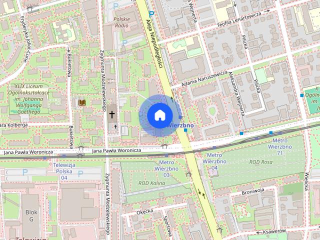 Do wynajęcia 2 pokojowe mieszkanie z piwnicą Warszawa Mokotów Wierzbno